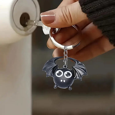 Cute Cartoon Bat Keyring